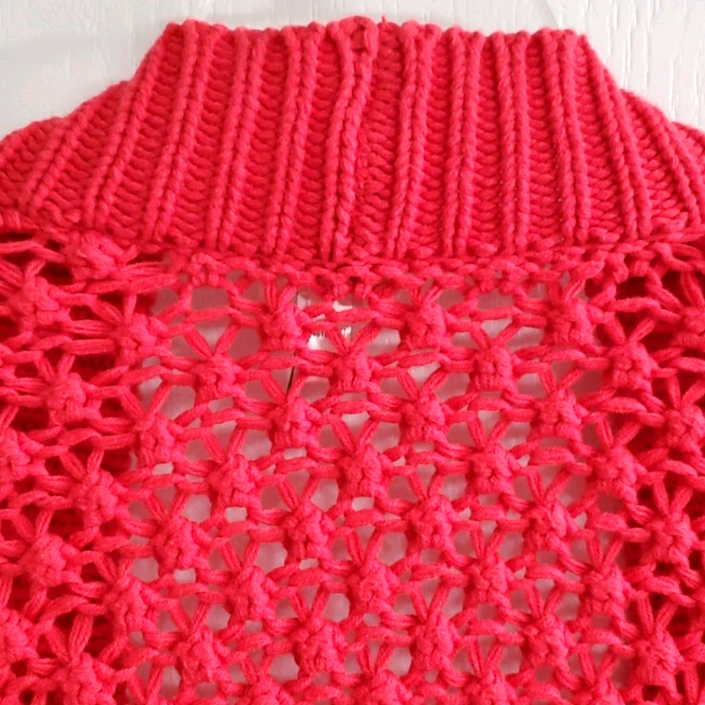 Chicos Pink Knitted Shrug EUC - Picture 6 of 13